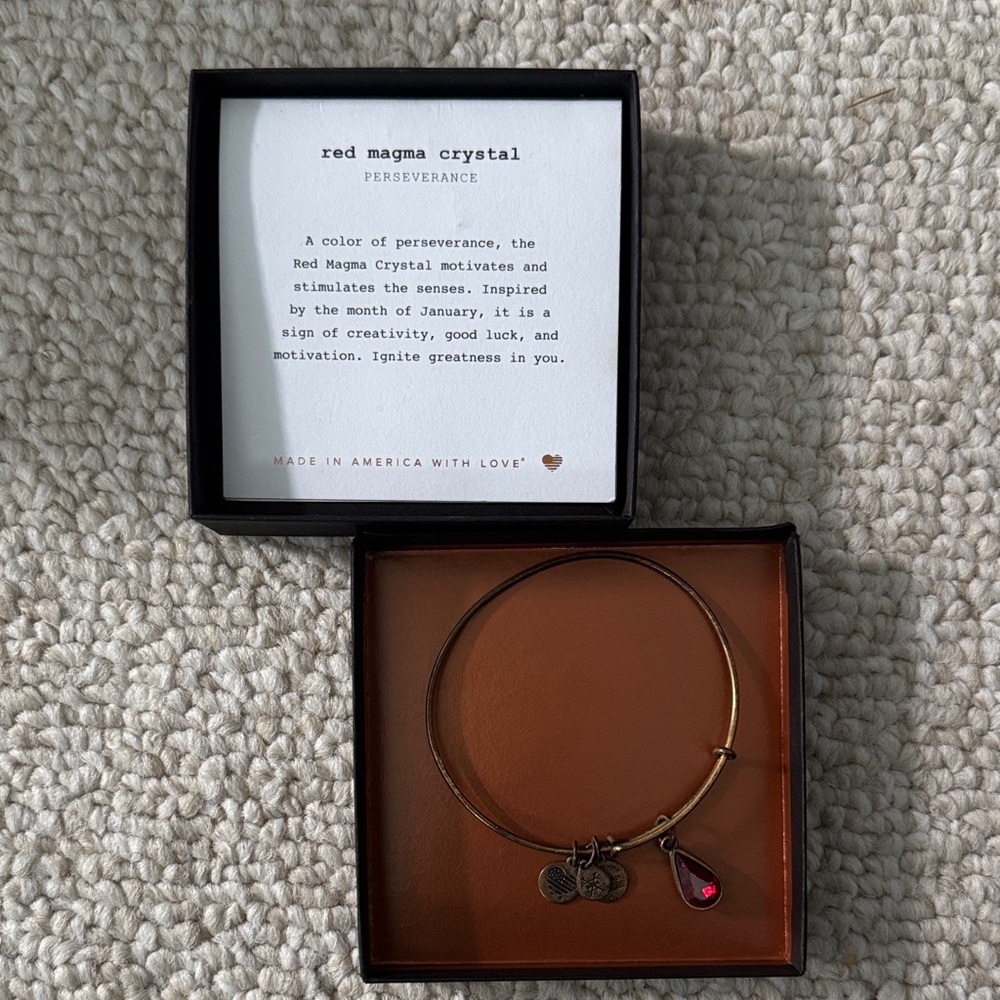 Alex and Ani Red Magma Bracelet